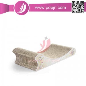 A hullám ívelt Catnip Cat Scratcher, karcolás a macska számára