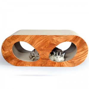 YJ Display környezetbarát Pet Supply hullámosított Cat Scratcher Lounge