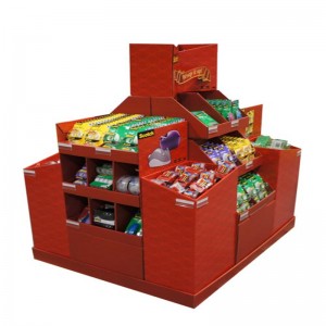 Karton egyedi játékszer összeszerelt szupermarket raklap karton állvány